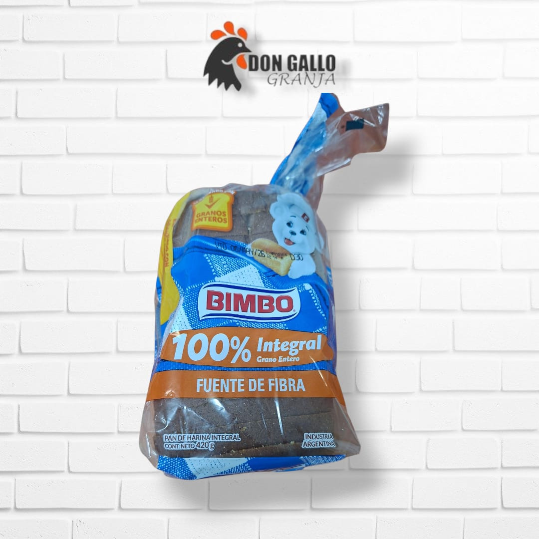 Pan 100% Integral Bimbo 420g